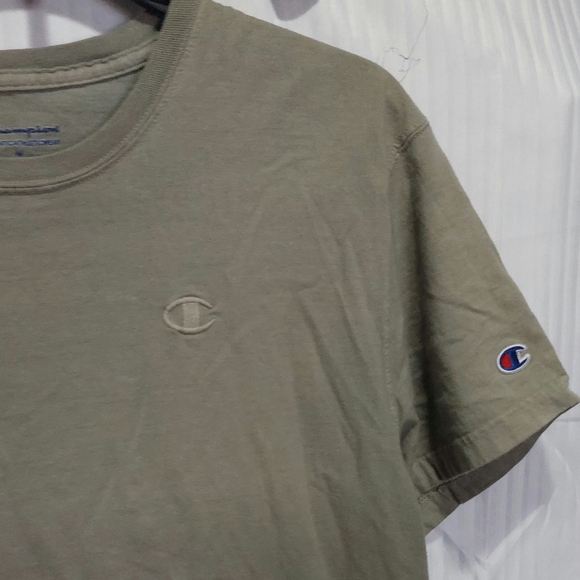 Champion Men's Medium Green Short Sleeve Tee - Picture 2 of 5